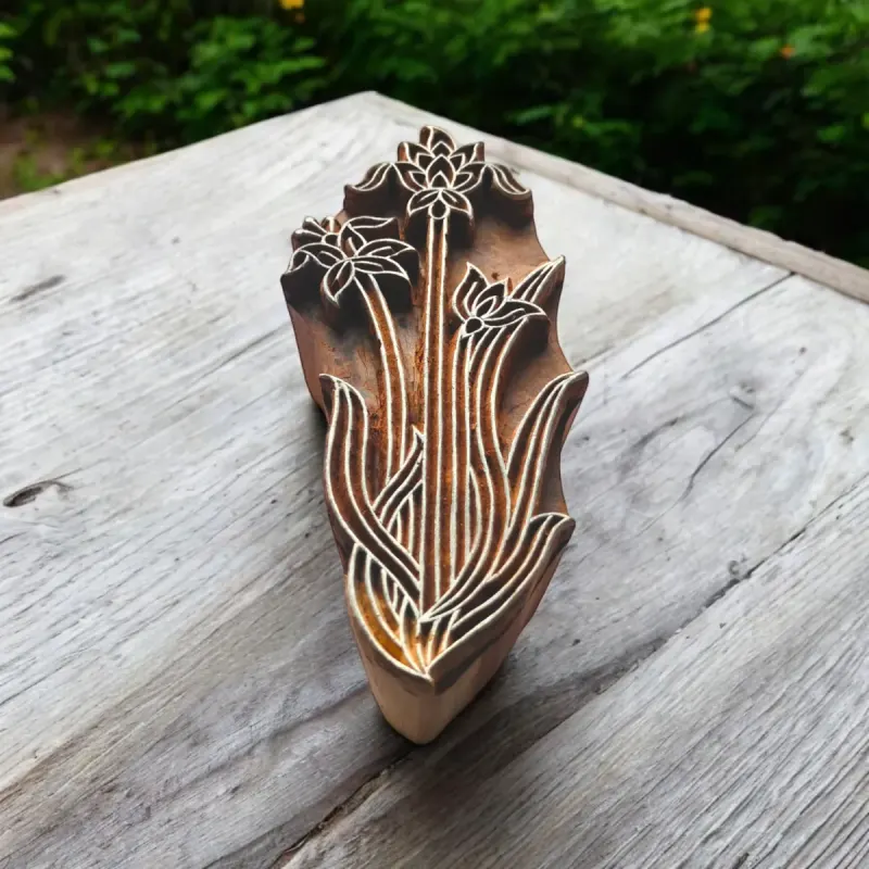 Handcrafted Wooden Printing Stamps & Blocks from Jaipur