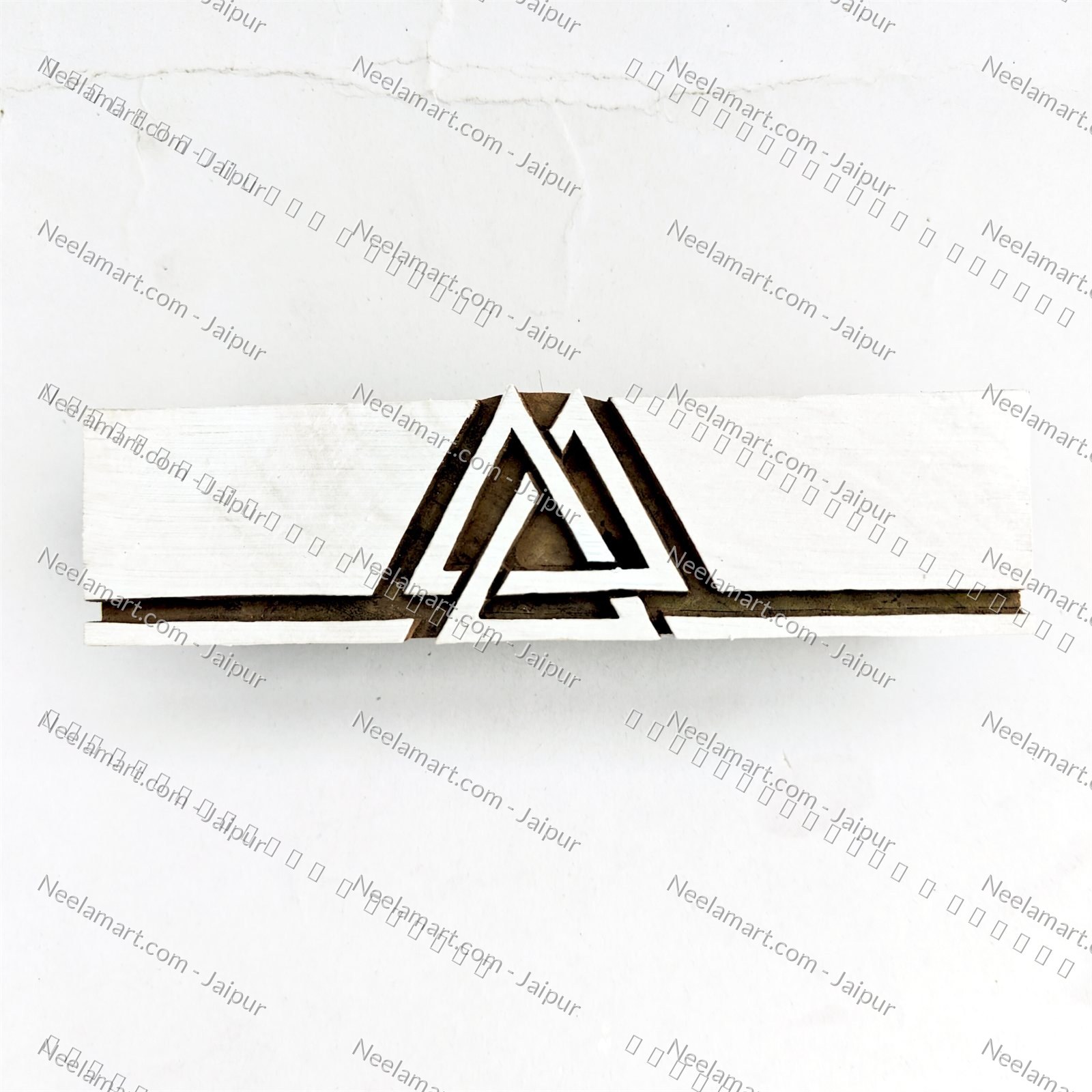 Seamless Decorative Border Print Block printed impression