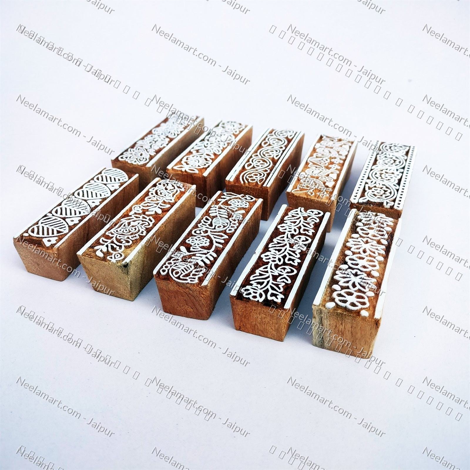 Assorted Decorative Border Print Set printed impression