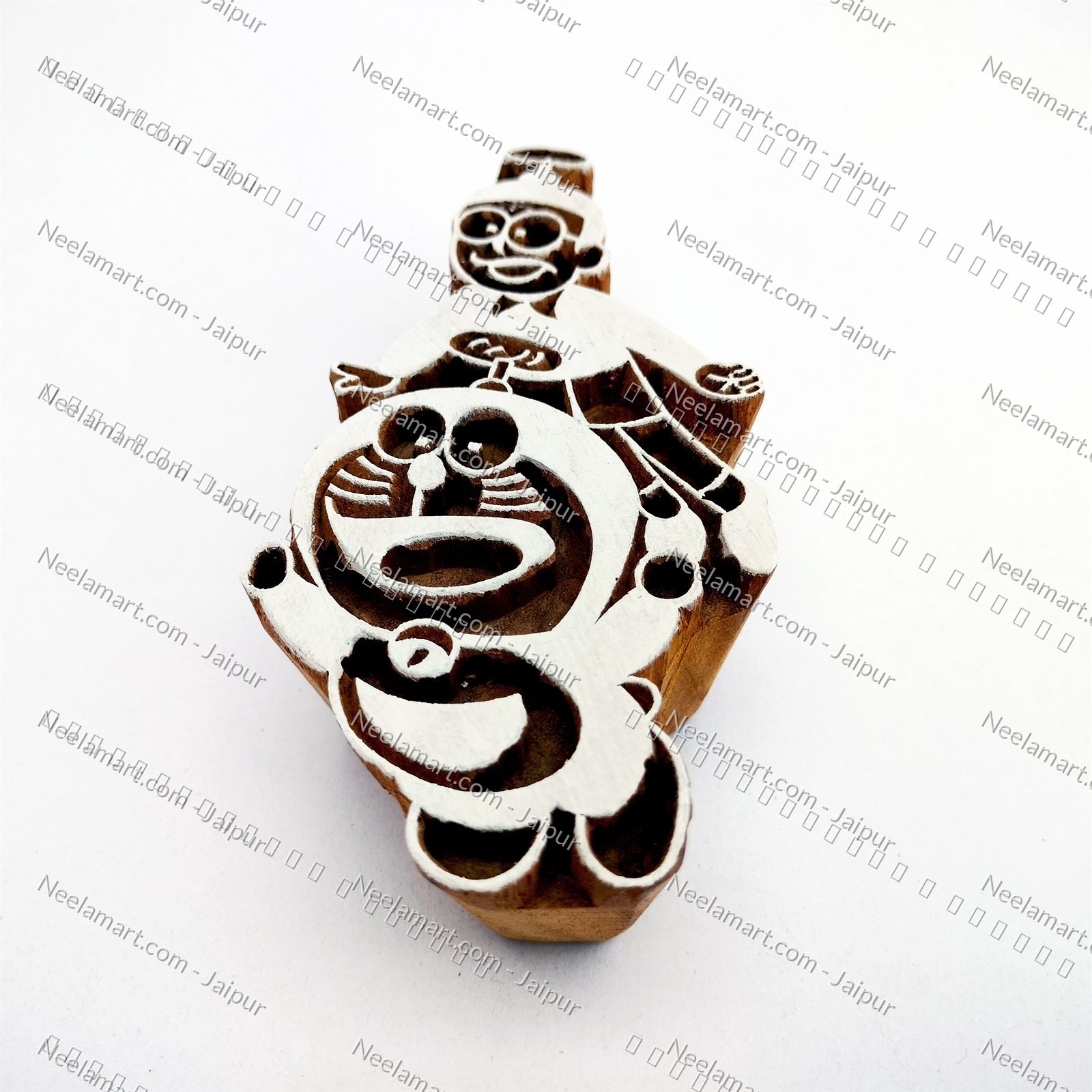 Playful Doraemon Figure Craft Stamp printed impression