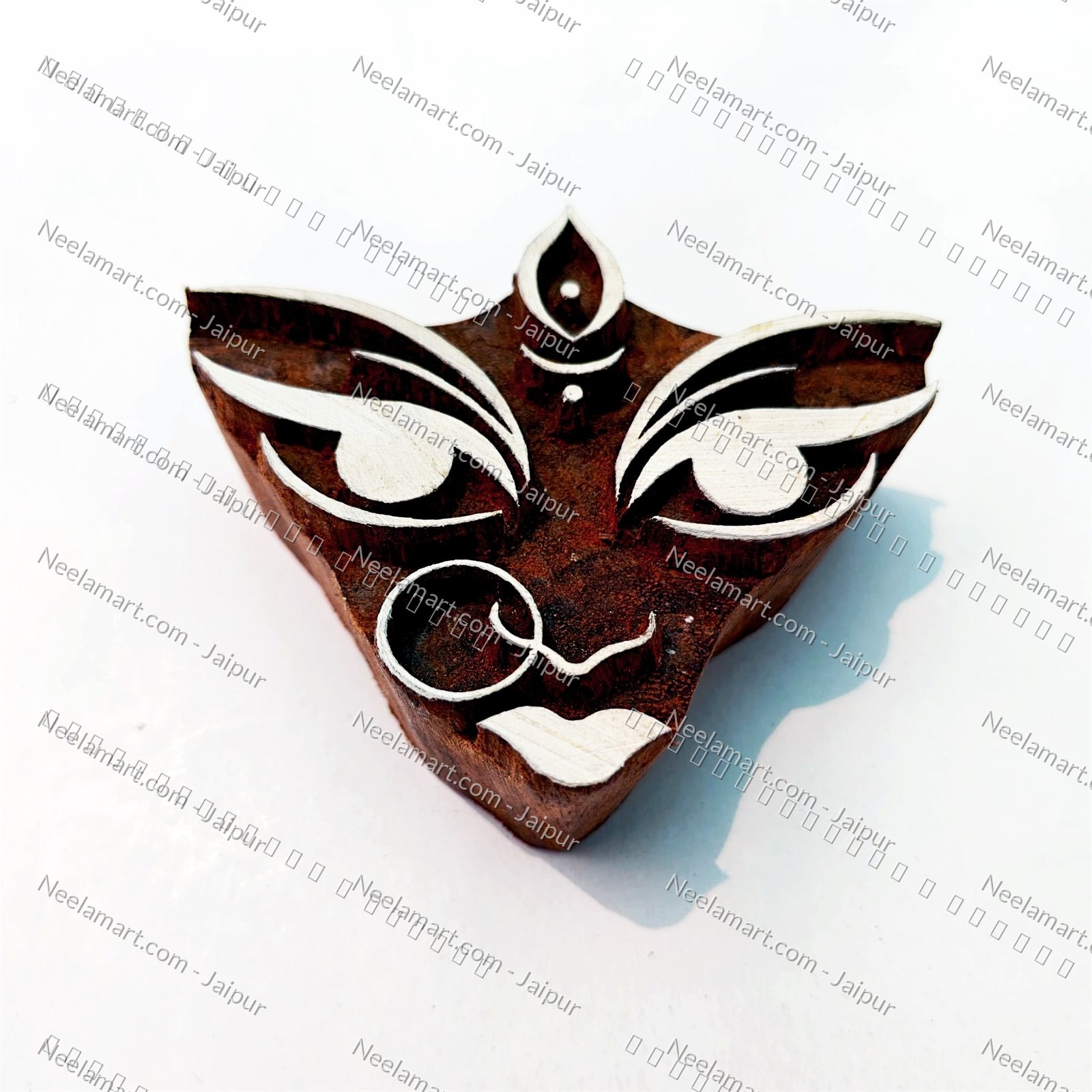 Spiritual Goddess Durga Wooden Stamp