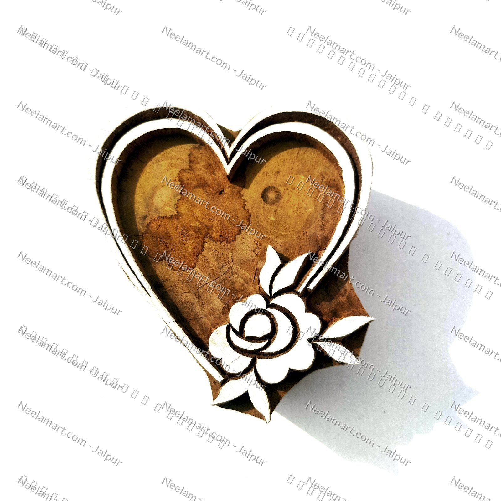 Playful Heart Shape Craft Stamp