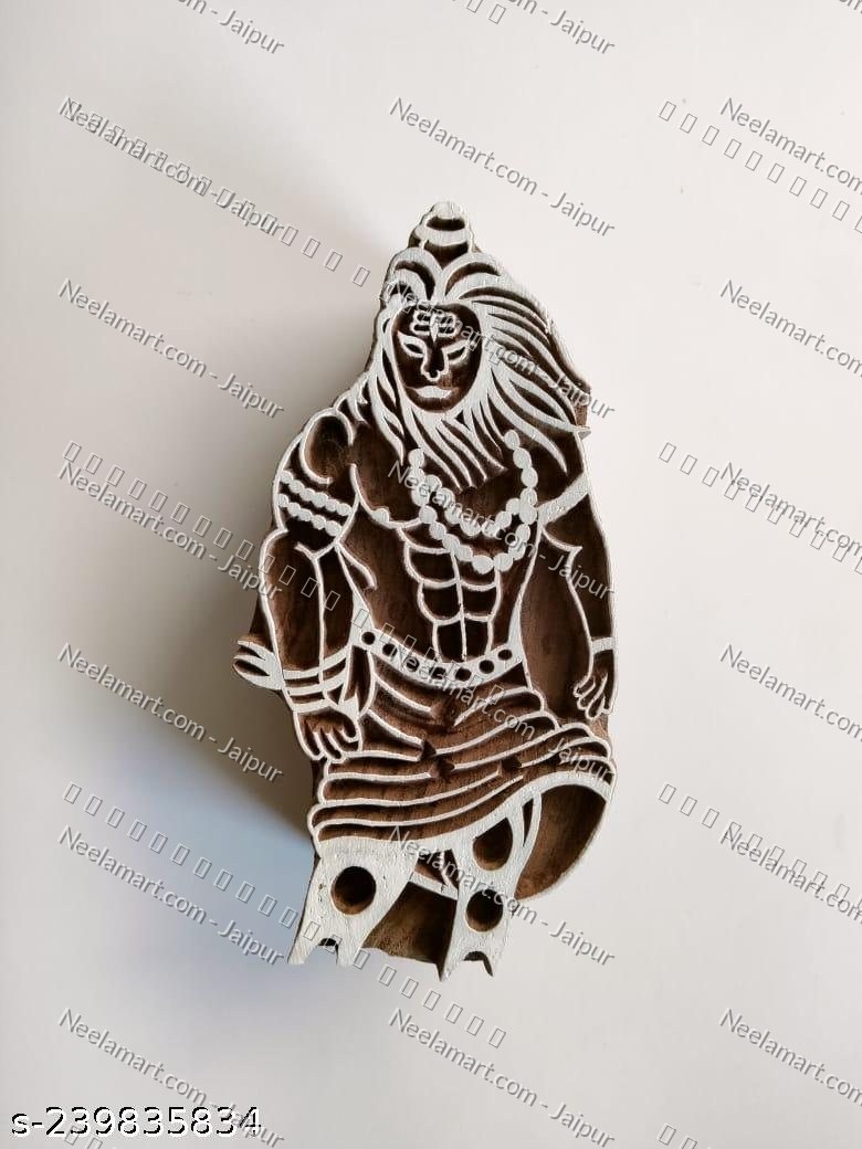 Spiritual Lord Shiva Wooden Stamp