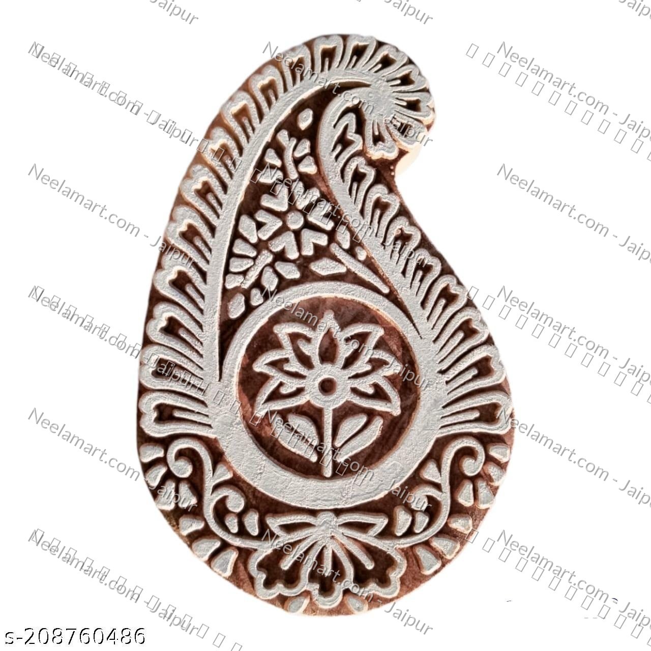 Traditional Classic Paisley Print Block