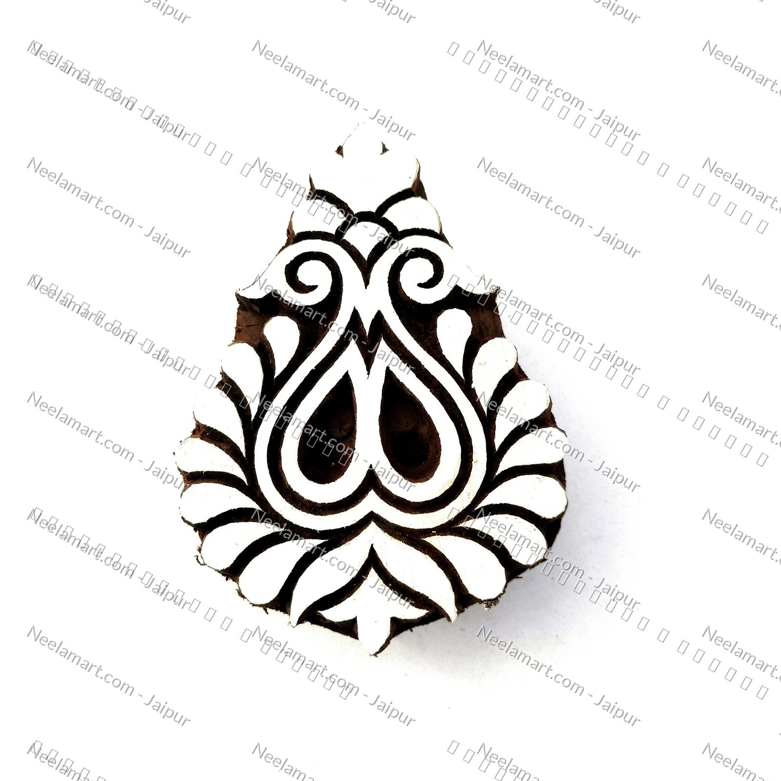 Traditional Classic Paisley Print Block