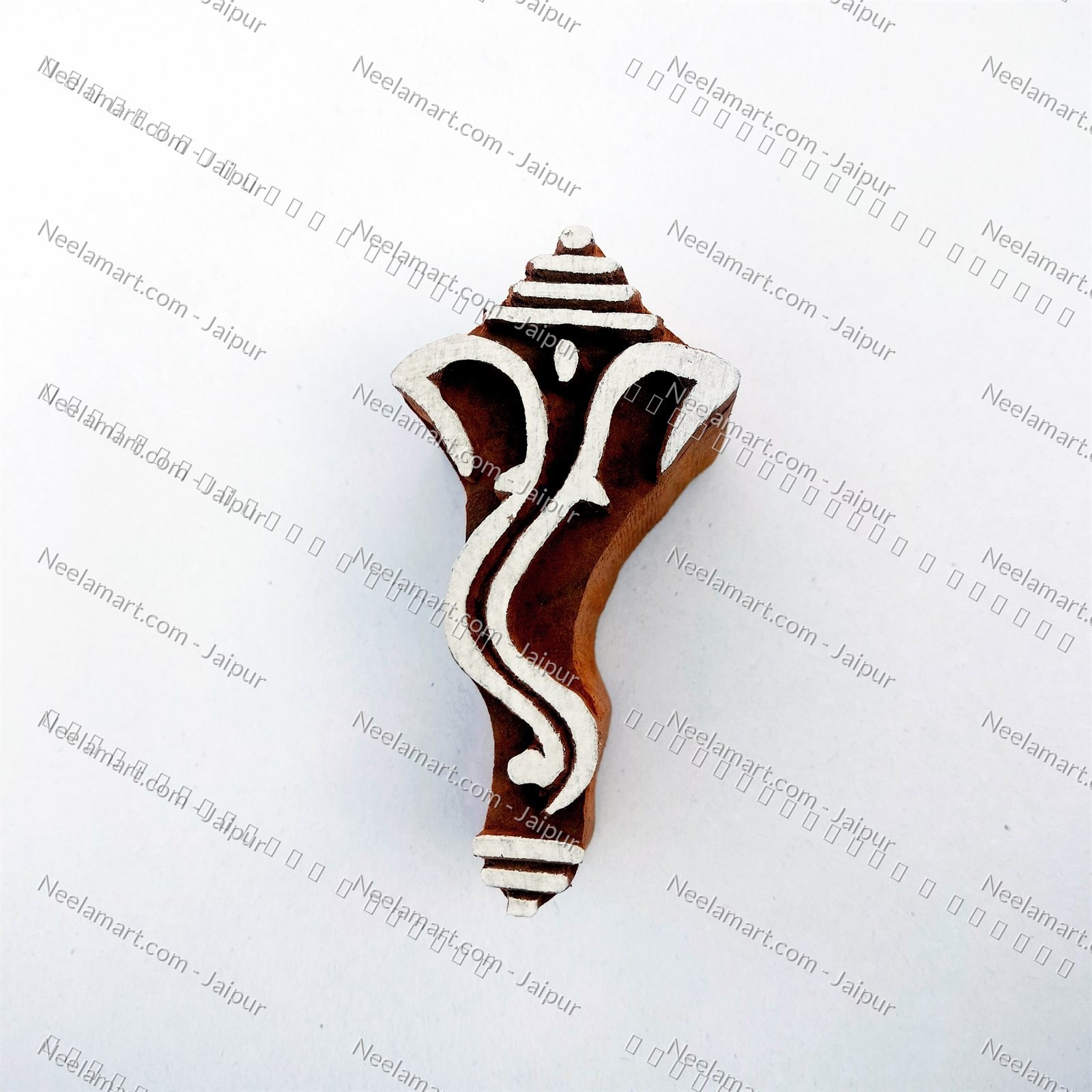 Spiritual Elephant Trunk Wooden Stamp